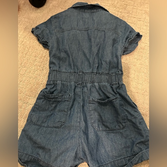 DKNY chambray denim romper size 3T - Picture 3 of 3